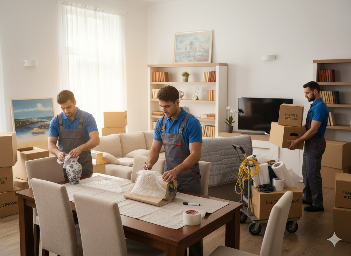 Full-service packing by Merchanthigh