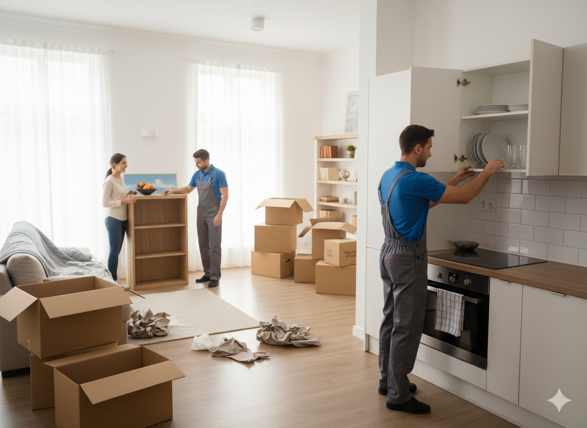 Unpacking and setup service